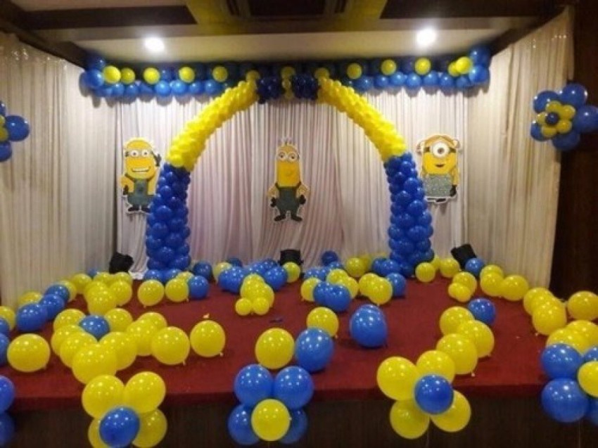 Flipkart.com | B4 Solid 50pc Birthday Party Decoration Blue,Yellow ...