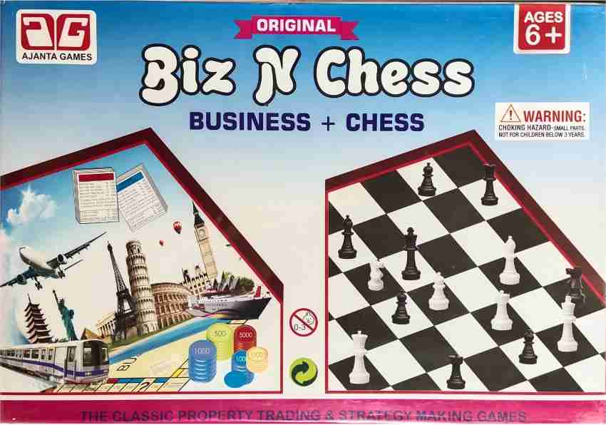 Ajanta Games Original Chess N Word( Chess+ Crossword) two in