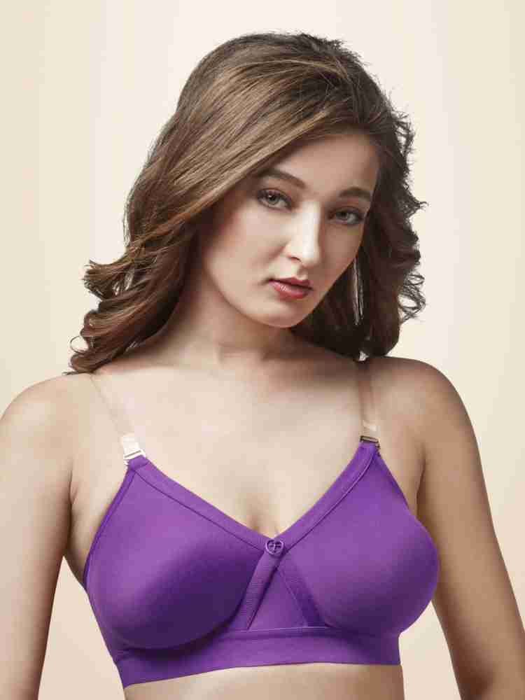 Trylo ALPA-F-40-GREY Women Full Coverage Non Padded Bra - Buy Trylo ALPA-F-40-GREY  Women Full Coverage Non Padded Bra Online at Best Prices in India
