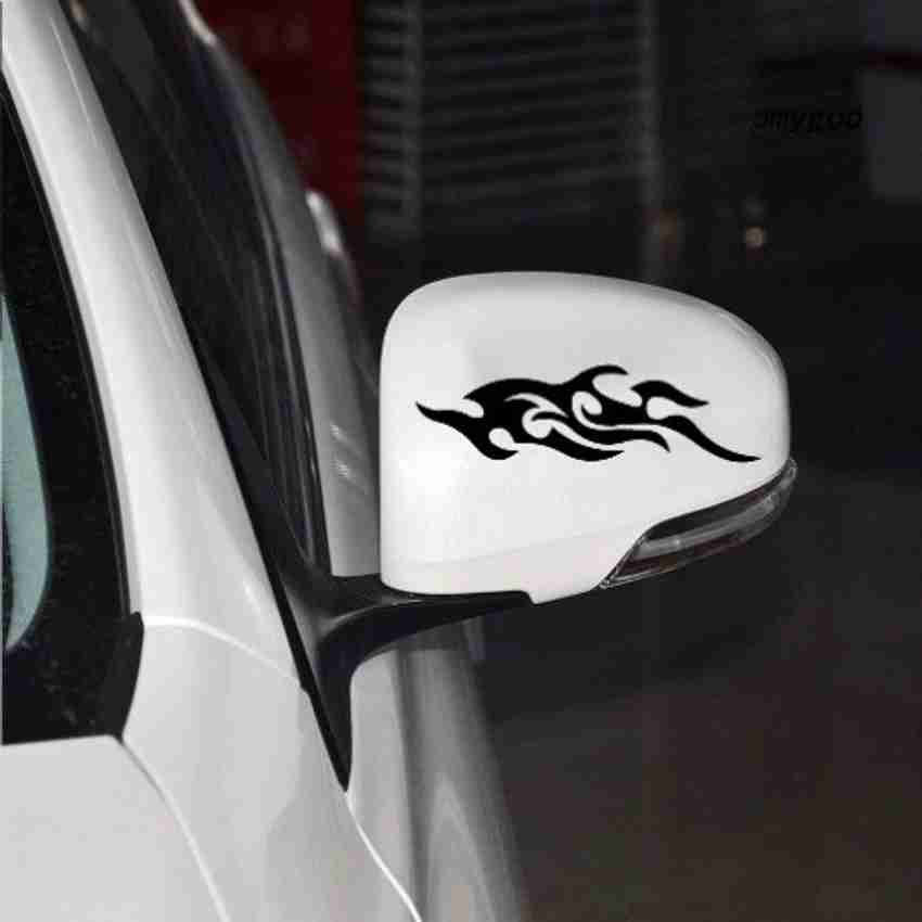 Car back sales mirror sticker design