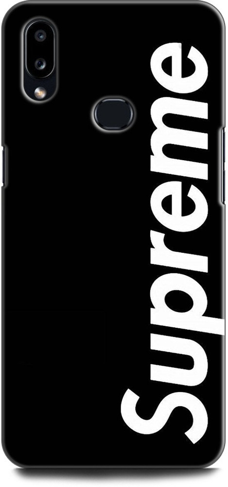 KEYCENT Back Cover for SAMSUNG Galaxy M01s SUPREME LOGO BLACK