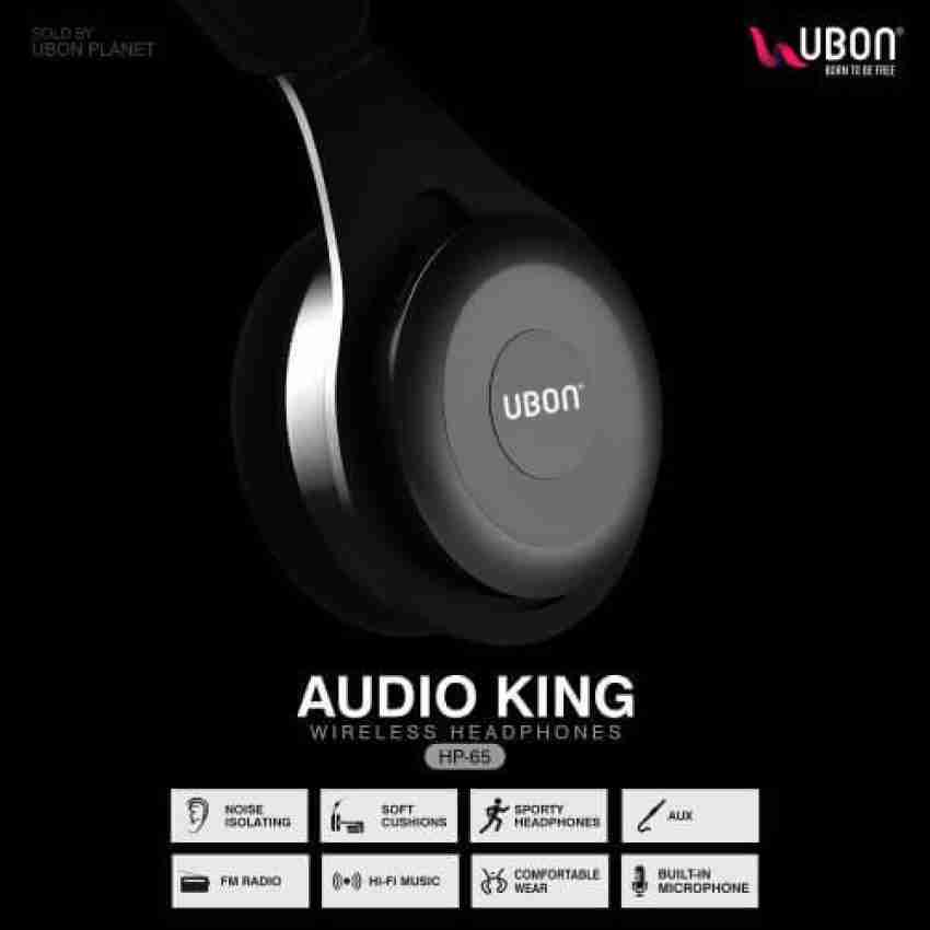 Ubon HP 65 Over Ear Bluetooth Headphones With 12H Playtime