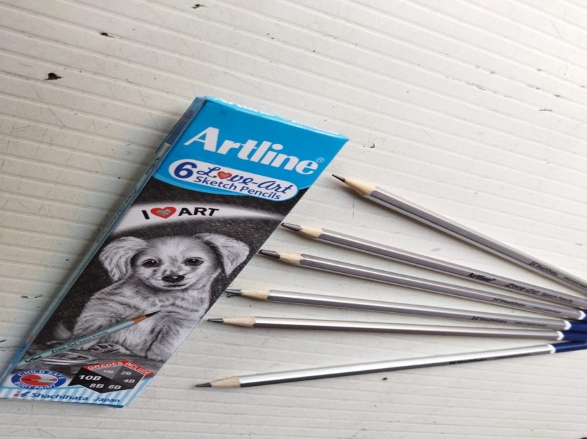 Graphite Black Artline Pencils, For Sketching / Drawing, Packaging Size: 6  Degrees In One Pack at Rs 80/pack in Mumbai