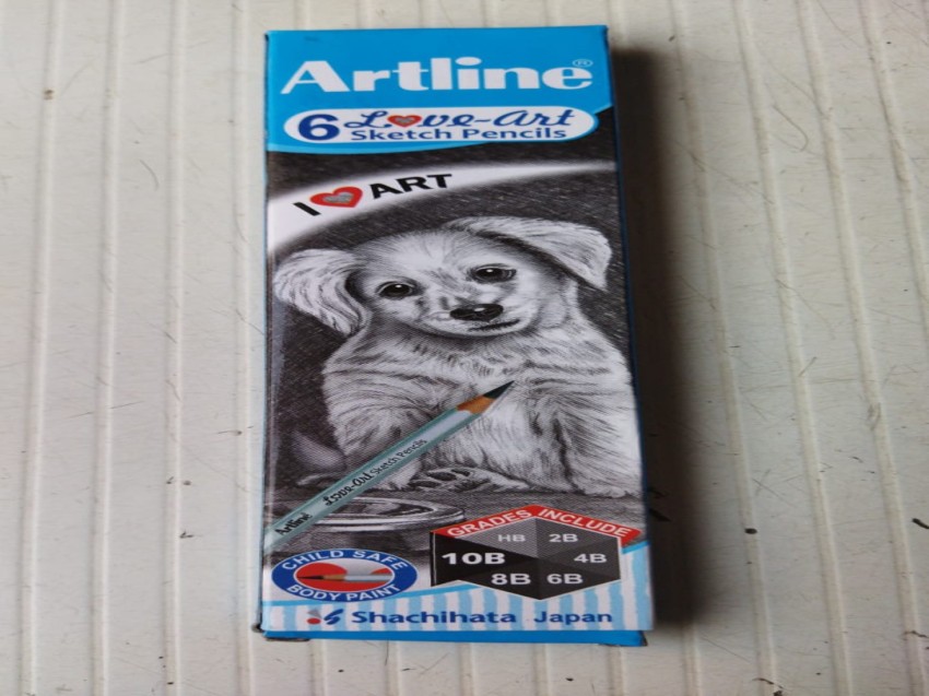 Graphite Black Artline Pencils, For Sketching / Drawing, Packaging Size: 6  Degrees In One Pack at Rs 80/pack in Mumbai