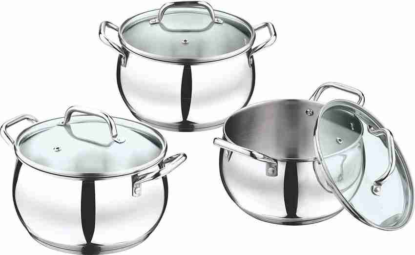 Vinod Stainless Steel Pasta/Noodle Stainer Pot with Lid - 4 Litre