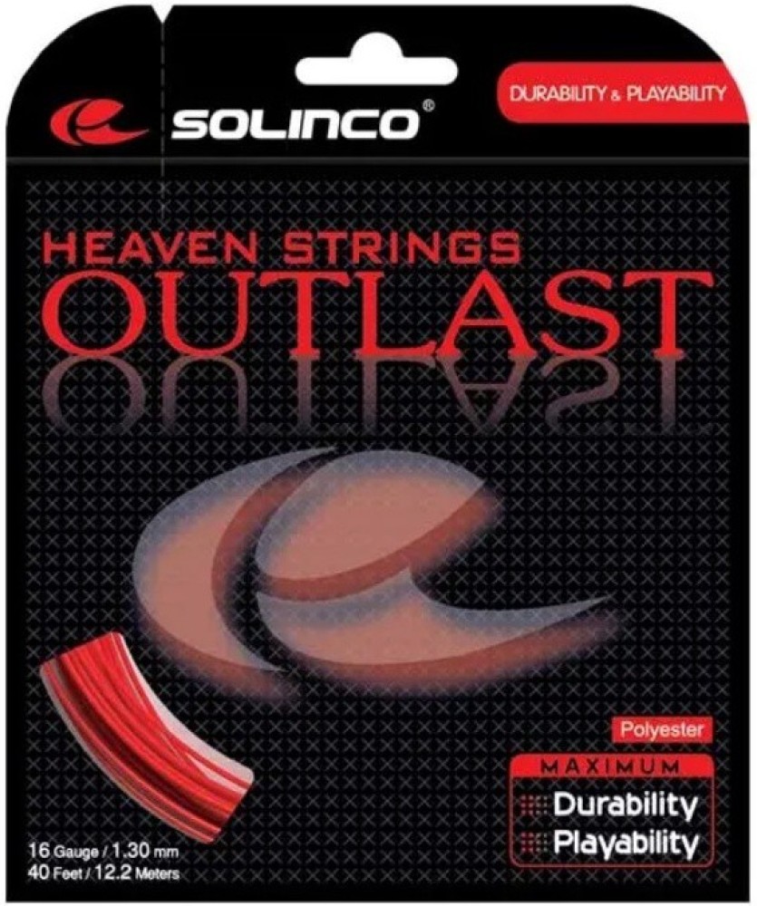 Solinco OUTLAST CUT FROM REEL 1.3 Tennis String - 12 m - Buy Solinco  OUTLAST CUT FROM REEL 1.3 Tennis String - 12 m Online at Best Prices in  India - Tennis
