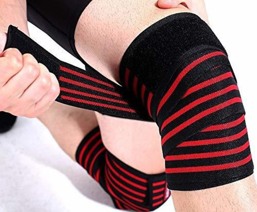 Elasticated Knee Leg Support Compression Bandage Brace Wrap