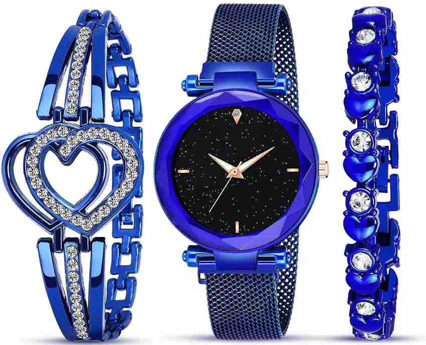 Blue colour watch new arrivals