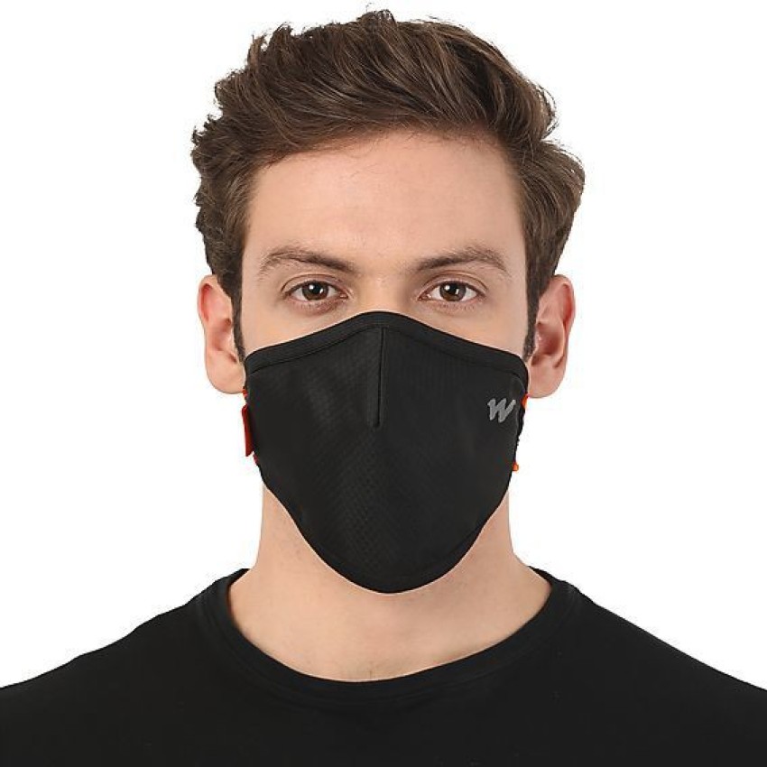 50% OFF on Flipkart SmartBuy Health+ Reusable Unisex Outdoor Protection 2  Layer - 05 nose shape Cloth Mask(Black, Free Size, Pack of 5) on Flipkart