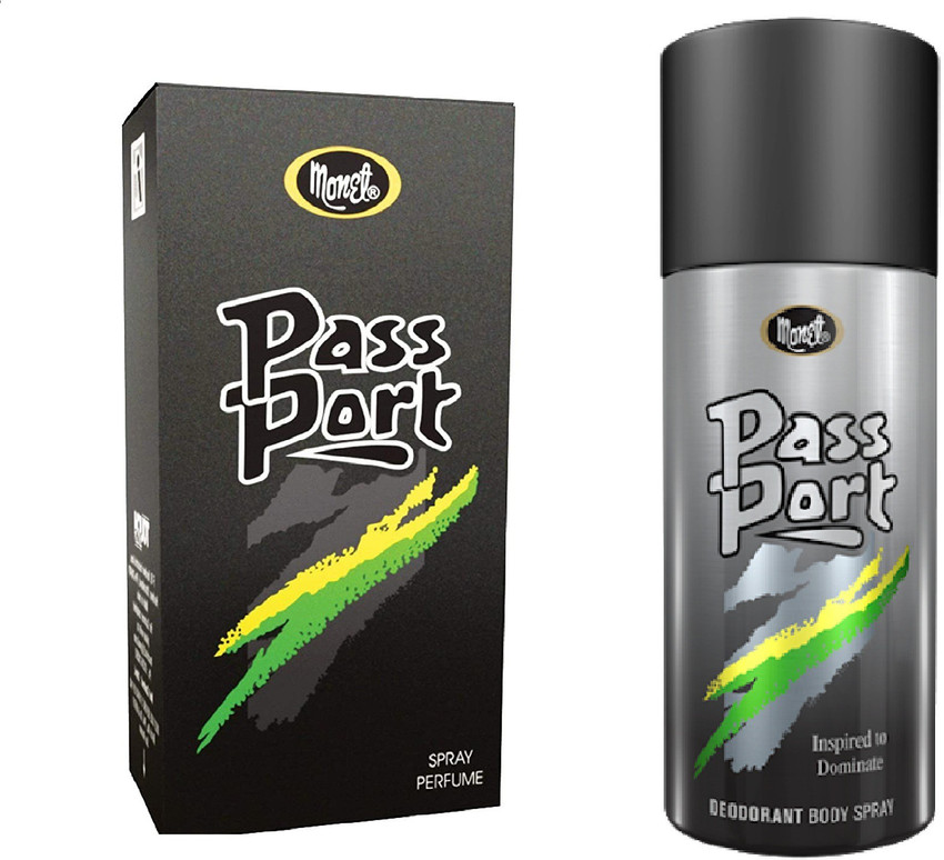 MONET Passport Perfume 100ml and Deodorant 150ml Perfume 250 ml