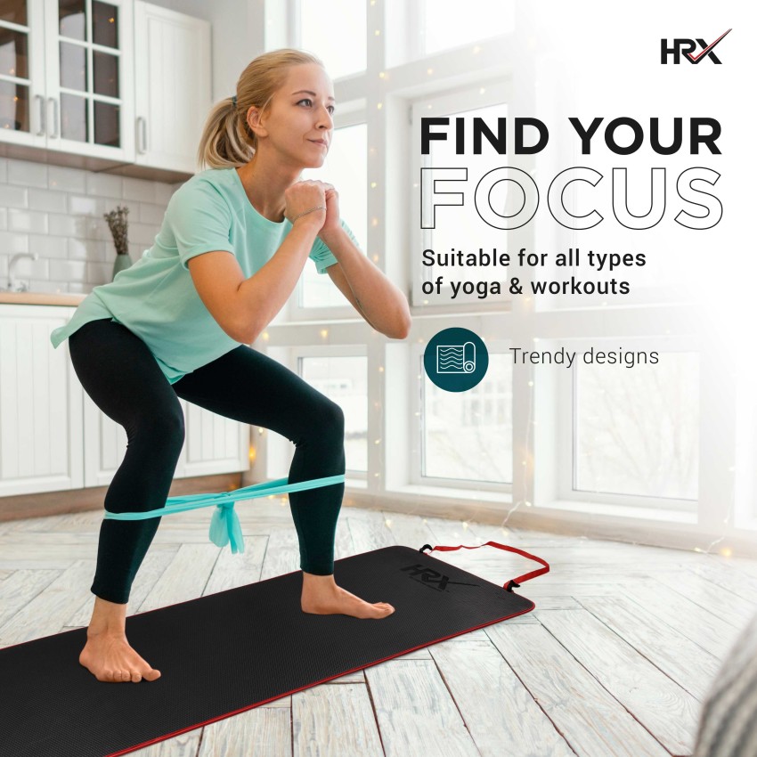 Buy Hrx Eva Anti-Slip Yoga Mat With Carry Bag, 6 Mm Online at Best
