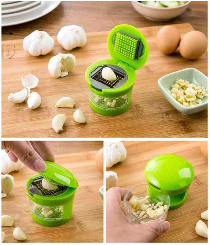 New Hand Push Type Garlic Press Roller Garlic Cutter Garlic