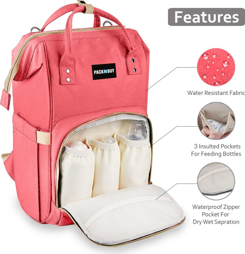 Large Baby Nappy Bags Mommy Waterproof Female Wet Dry Maternity Tote T