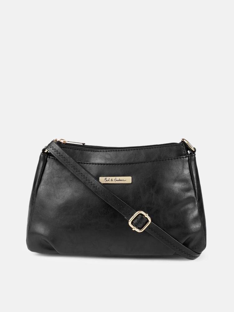 Buy Mast Harbour Women Black Sling Bag Black Online Best Price in India Flipkart