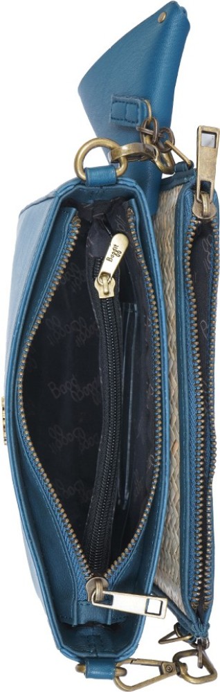 Baggit Shauna Sor Teal Bowling Handbag: Buy Baggit Shauna Sor Teal