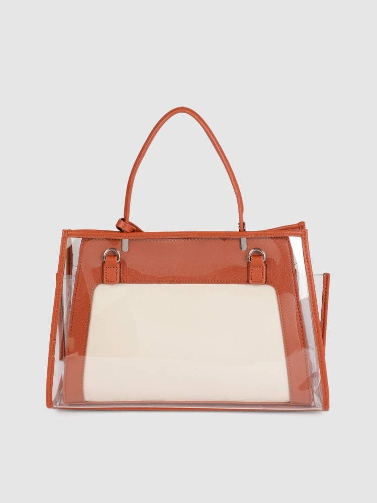 Buy Allen Solly Women Tan Hand held Bag Tan Online Best Price in