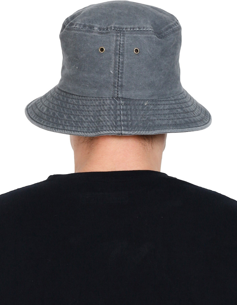 FabSeasons 100 Cotton Casual Summer solid Cloche Bucket Hat for