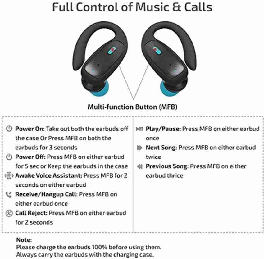 Basik sport best sale wireless earbuds