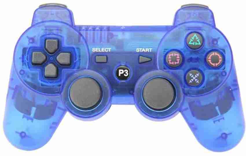 lightgaming PS3 Wireless Controller Crystal Blue Joystick