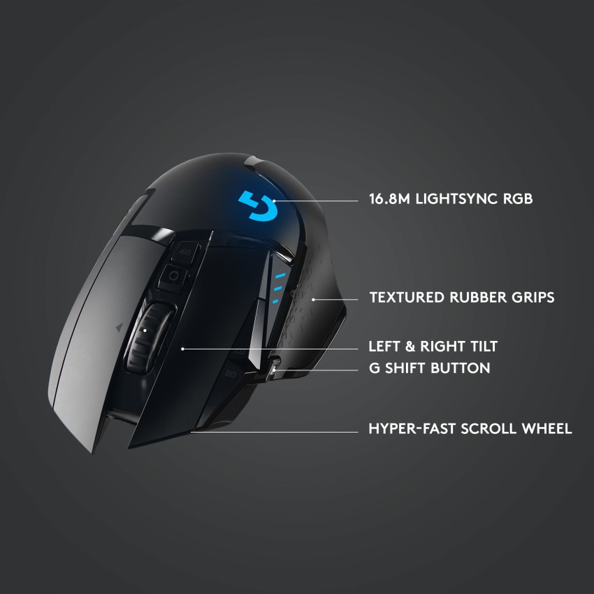 Logitech G502 HERO 25K RGB Wired Optical Gaming Mouse Black 910-005469  974575227349