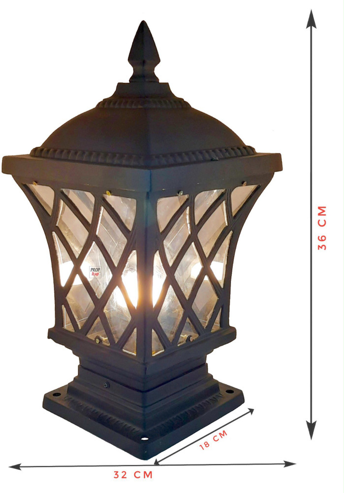 Prop It Up Traditional Outdoor Gate Lights Cast Aluminium
