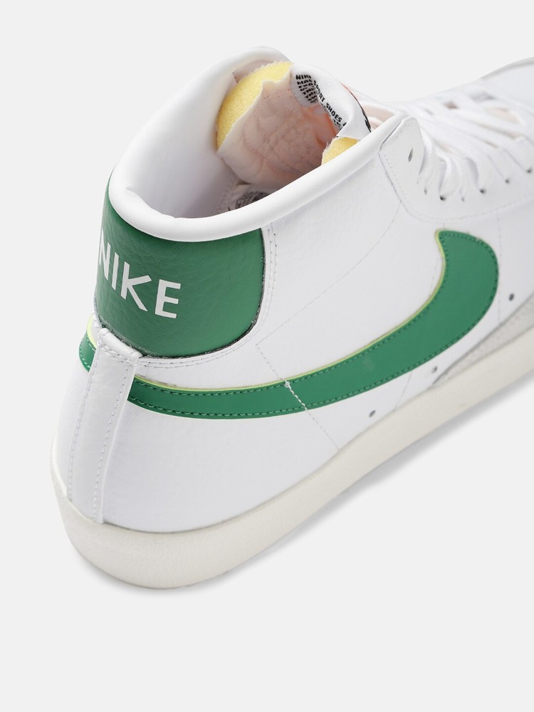 Nike | Men Blazer Low Leather Sneakers White/Green 9.5