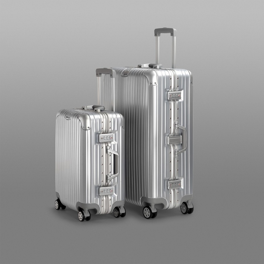 Original Cabin Carry-On Aluminum Suitcase, Silver