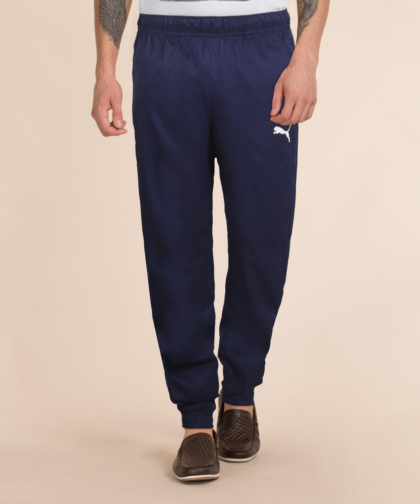 Puma navy blue outlet track pants