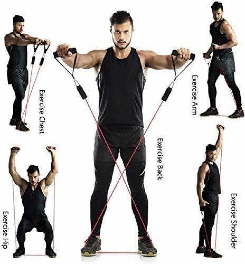 Buy ShopiMoz 11-1 Resistance Bands for Workout for Men, Resistance  Stretching Band for Workout (Chest, Arms, Shoulder)