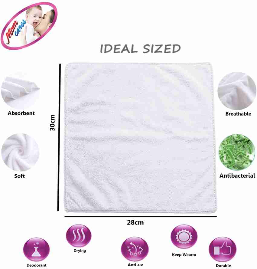 MOM CARES Cotton 1000 GSM Face Towel Set - Buy MOM CARES Cotton