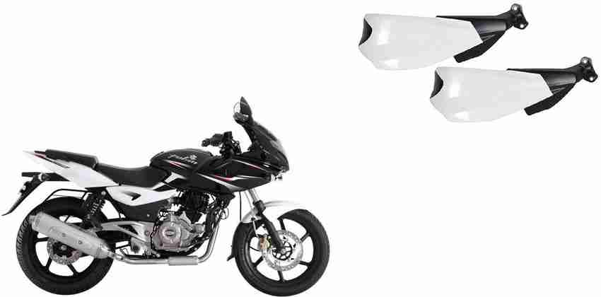 Buras NEW WHITE SHINING PROTECTIVE HANDGUARD FOR NEW PULSAR 220 QUALITY PRODUCT FOR THE BIKERS Handlebar Hand Guard Price in India Buy Buras NEW WHITE SHINING PROTECTIVE HANDGUARD FOR NEW PULSAR