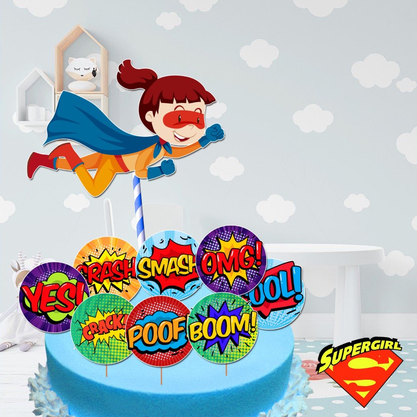 Super girl cake, Food & Drinks, Homemade Bakes on Carousell