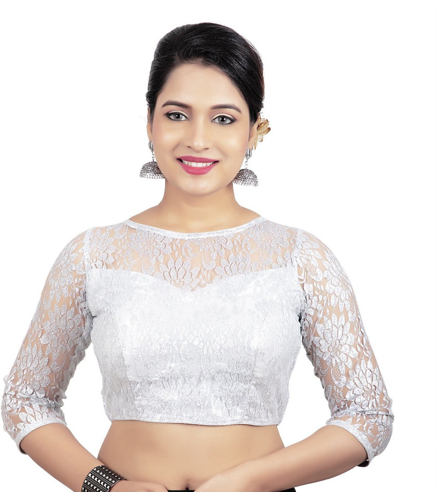 flipkart silver blouse