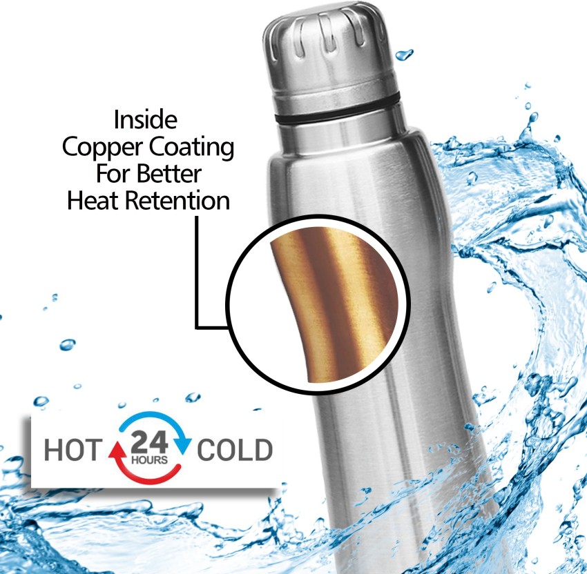 Buy Milton Water Bottle - Thermosteel, 24 Hour Hot & Cold, Silver