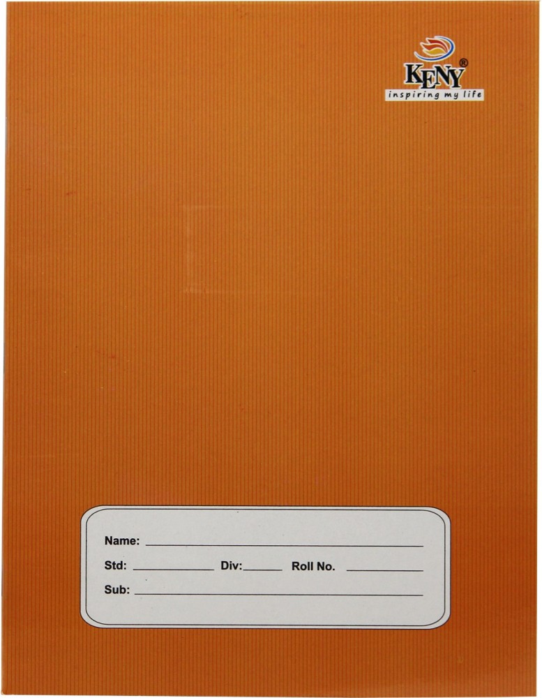 Nigam Single Line A5 Notebooks 172 Pages Soft Bound 18 X 24 cm