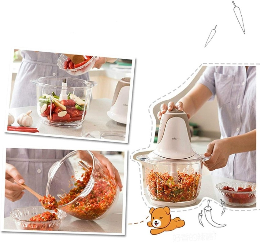 POSAME Mini Food Processor Meat Grinders Electric,Small Kitchen