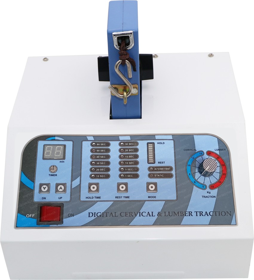 MEDGEARS Physiotherapy Machine Advance Cervical Lumber Traction (Fully  Digital Mode) Traction Machine for Physiotherapy Traction Machine for  Lumber