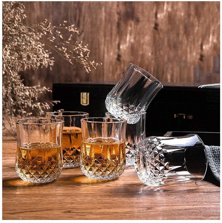 Sajawat House (Pack of 6) 24% Full Lead Crystal Glass Set Whisky Glass  Price in India - Buy Sajawat House (Pack of 6) 24% Full Lead Crystal Glass  Set Whisky Glass online at