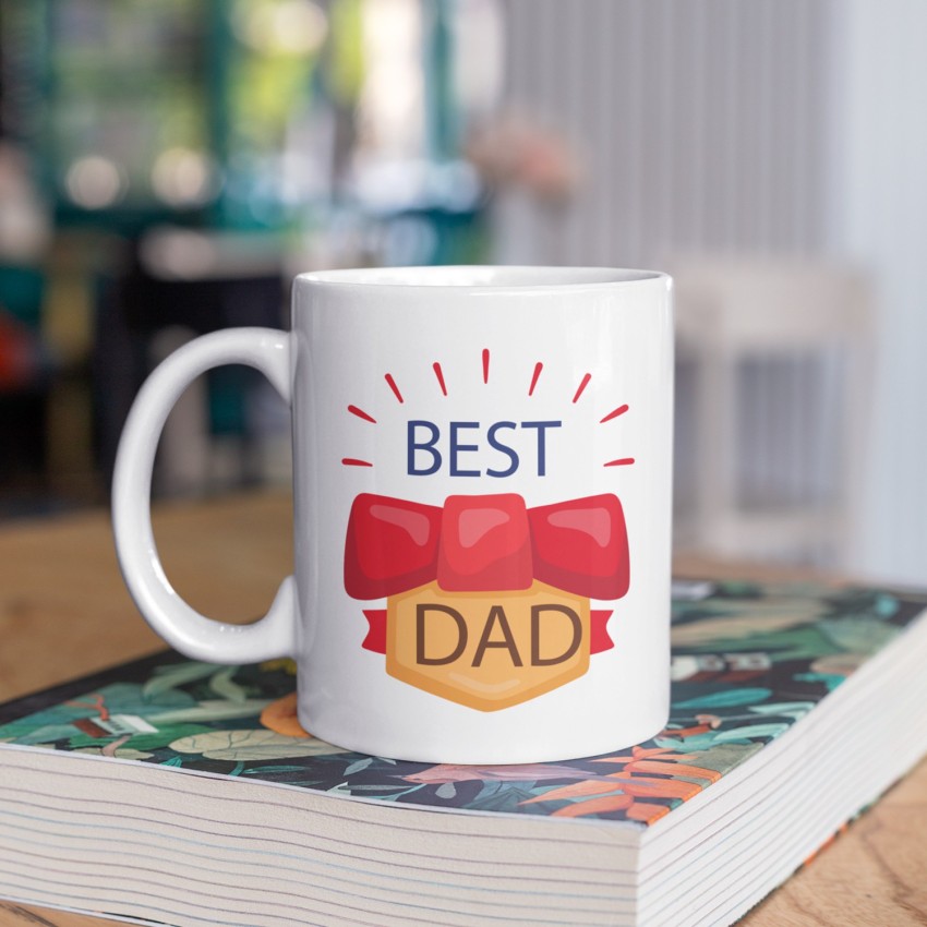 Peppa Pig Daddy Best Dad ever, father's day black gift coffee mug