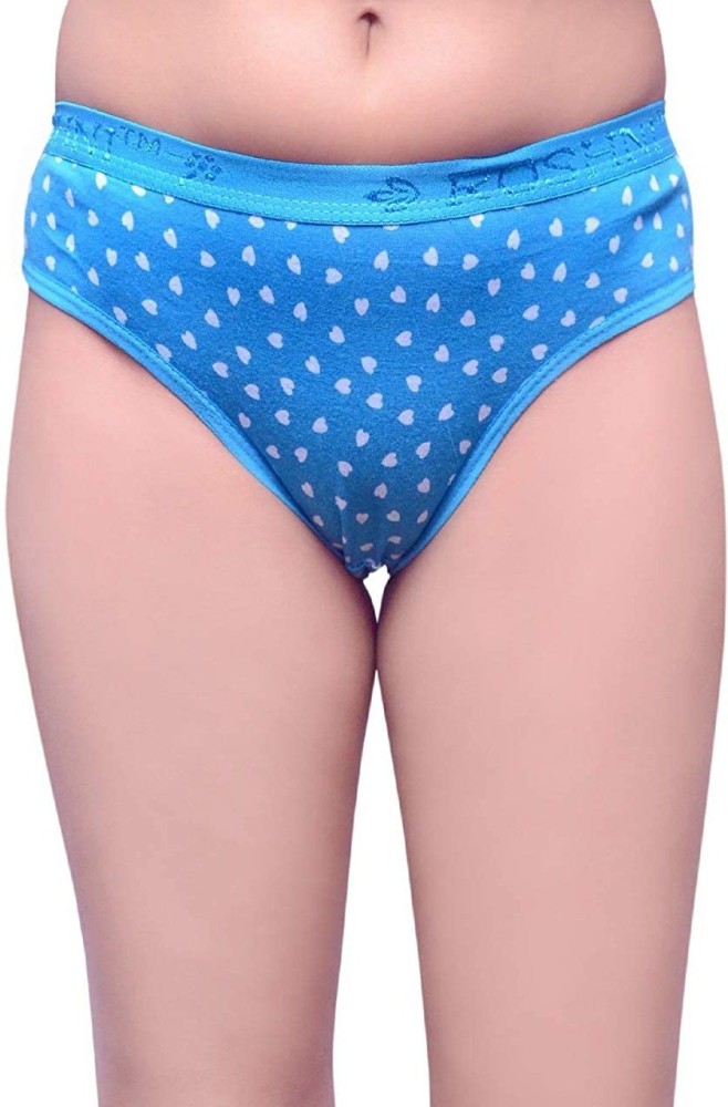 DOSCY Full Coverage Non Padded Seamless Printed Bra Panty Set for Women and  Girls Combo Pack of 3