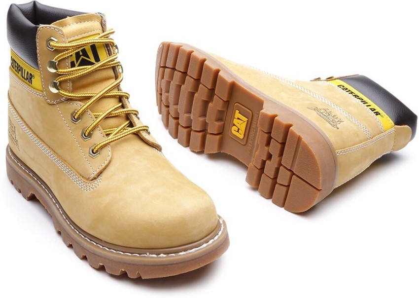 Caterpillar hotsell leather boots