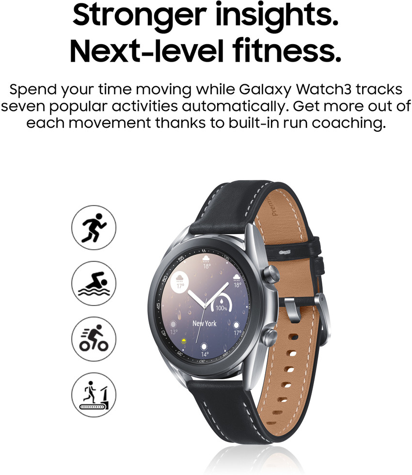 SAMSUNG Galaxy Watch 3 41 mm with upto 43Hrs Battery Life BT