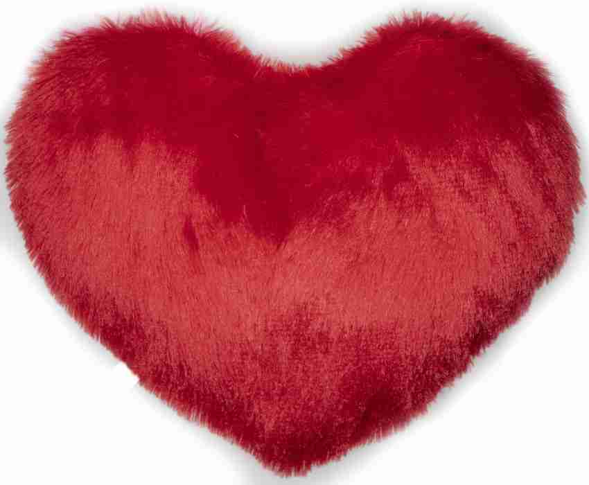 Buy BEATLESS HEARTS Microfiber Heart Shape Pillow (Red) - Set of 2 Online  at Low Prices in India 