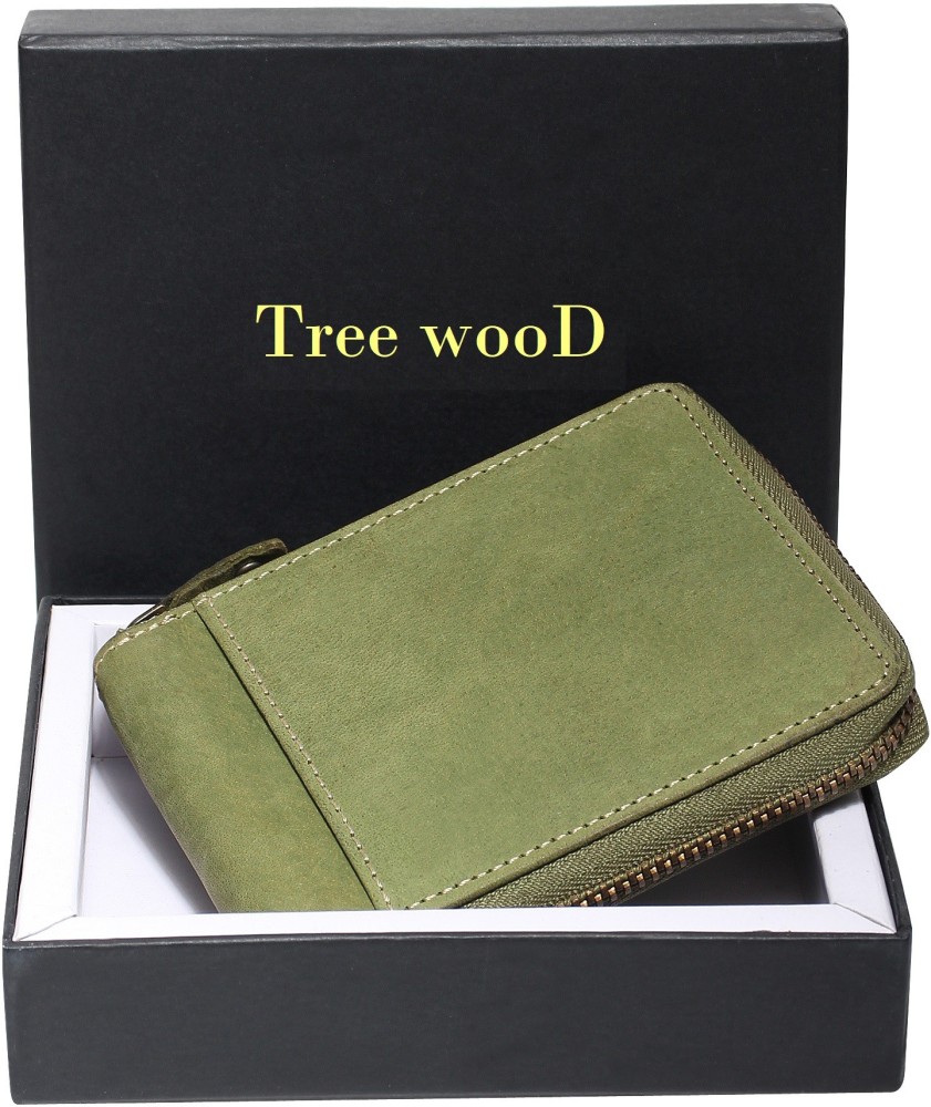 Tree Wood Men Women Green Genuine Leather Wallet GREEN Price in India Flipkart