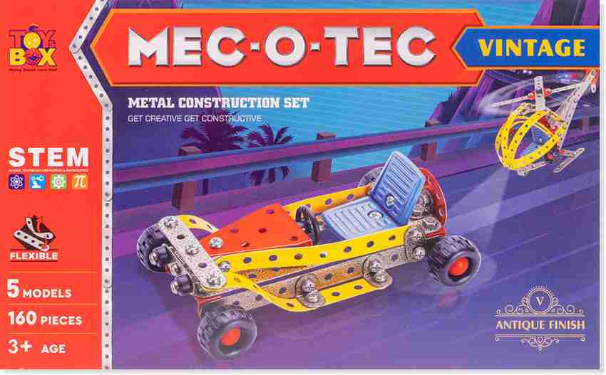 Toysbox Mec O Tec Vintage Cars 4219 Metal Construction Toy Building Blocks Educational Mec O Tec Vintage Cars 4219 Metal Construction Toy Building Blocks Educational shop for Toysbox products in India...