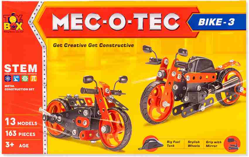 Toysbox Mec O Tec Bike 3 4201 Metal Construction Toy Building Blocks Educational Toys Mec O Tec Bike 3 4201 Metal Construction Toy Building Blocks Educational Toys Buy BIKE toys in India. shop for