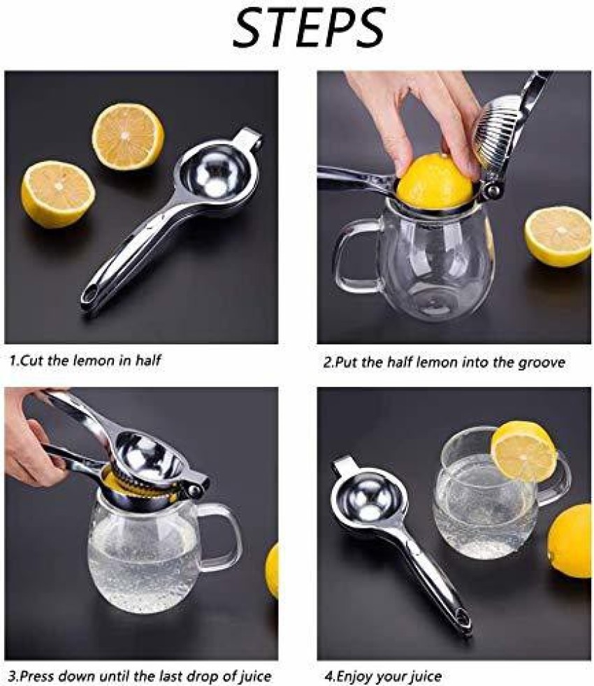 Stainless Steel Lemon Citrus Squeezer / Bottle Opener