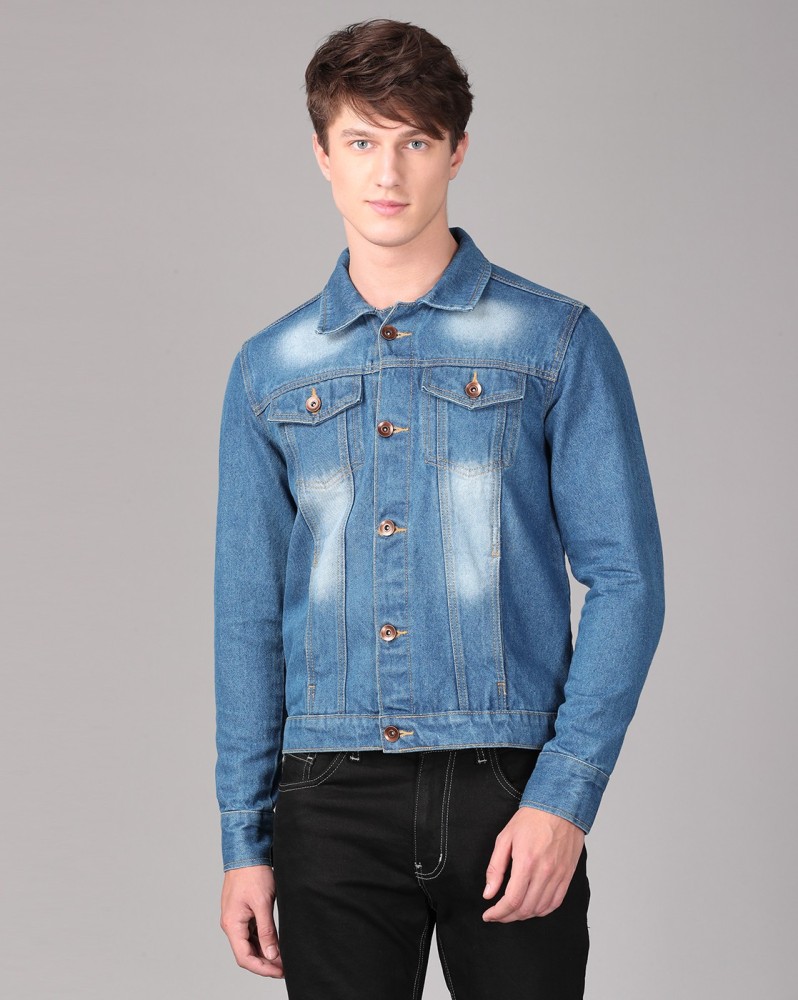 Buy Dark Blue Denim Jacket for Men Online in India -Beyoung