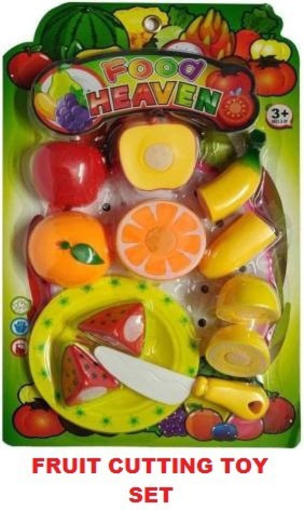 Ayansh Traders Fruit cutter tree 7 pcs Realistic Sliceable Fruits Cutting  Play Toy Set with Velcro - Pretend Play Educational Toysfor Kids and  Children. - Fruit cutter tree 7 pcs Realistic Sliceable