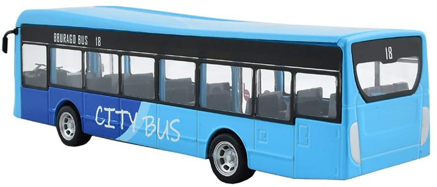 City Bus High Quality Children's Toy Kids Free wheel Vehicle Burago Model  1:43